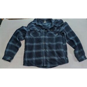 Colorado Clothing Flannel Shirt Mens Large Blue Excellent Plaid Button Up